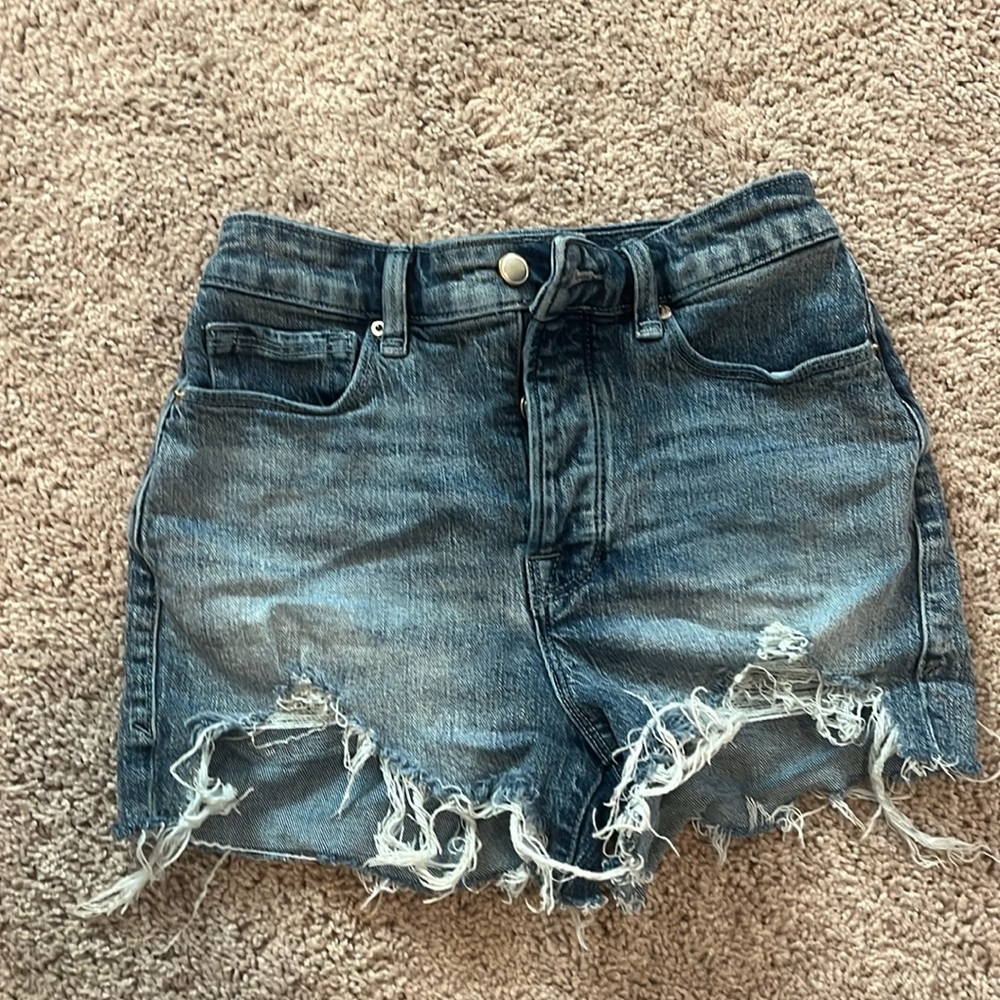 Good American button fly jean shorts - Size 2